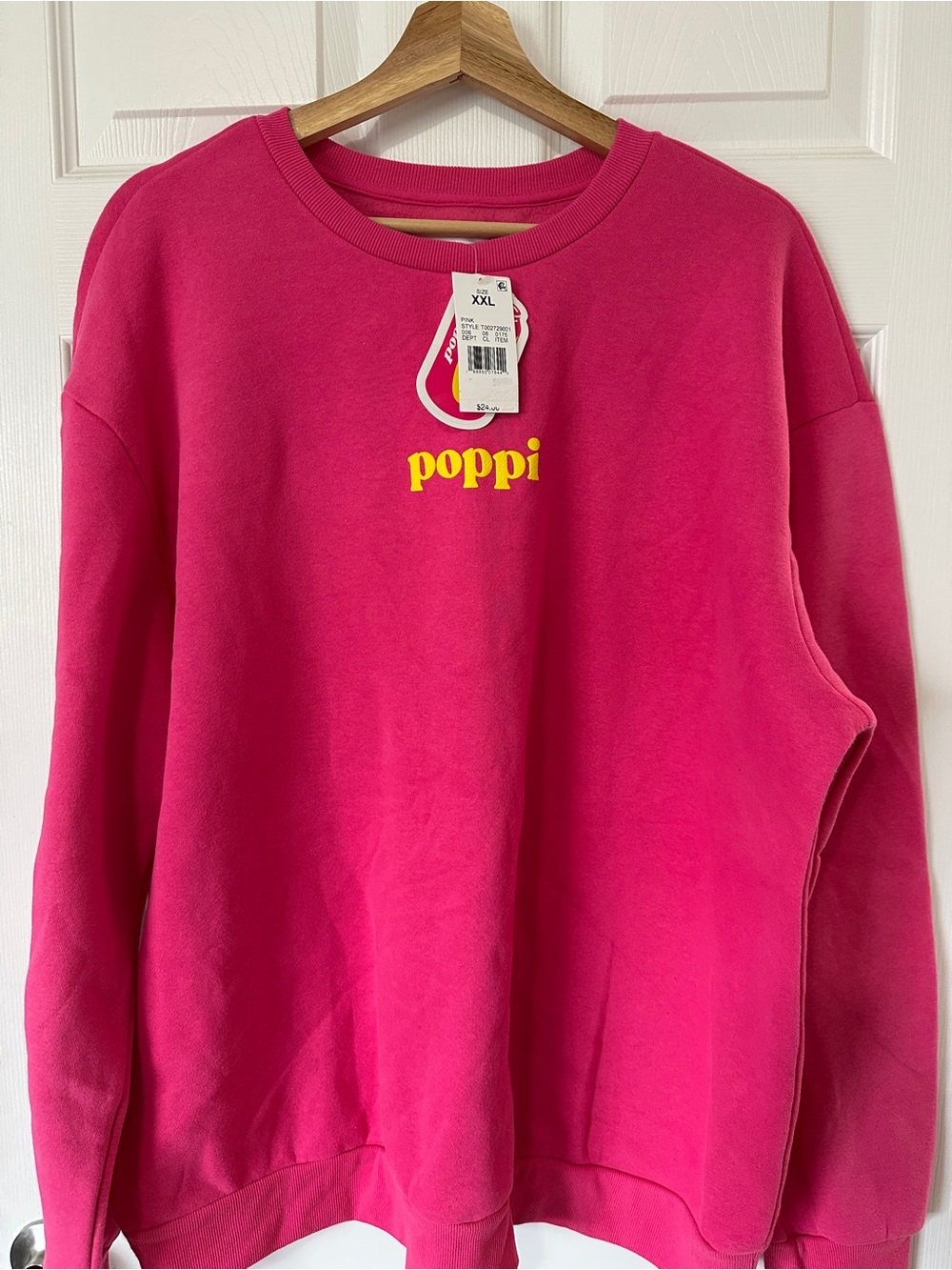 Poppi x Target Pink Crewneck Sweatshirt